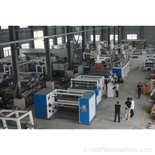 Nuovo processo Multiyer LLDPE Stretch Film Machine